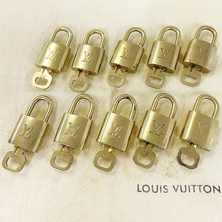 Louis Vuitton Cadenas Bag Charm Gold-plated