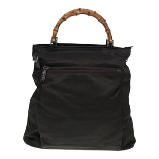 Gucci Bamboo Top Handle Tote Nylon