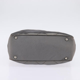 Chanel Biarritz Tote Quilted Coated Canvas