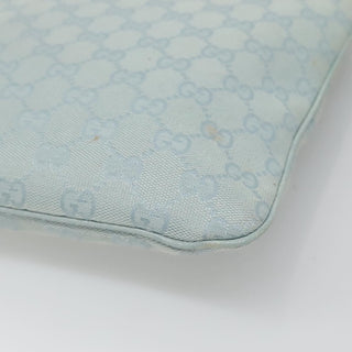 Gucci Vintage Flat Messenger Bag GG Canvas