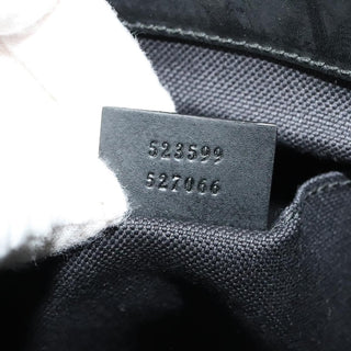 Gucci Web Strap Front Zip Messenger Bag GG Coated Canvas