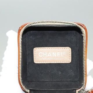 Chanel Rubiks Cube Wristlet Quilted Patent