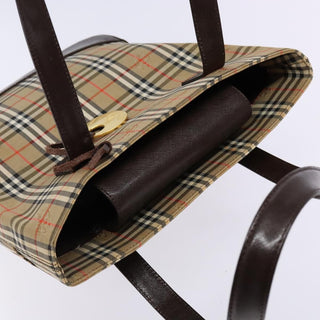 Burberry Nova Check Tote canvas check pattern