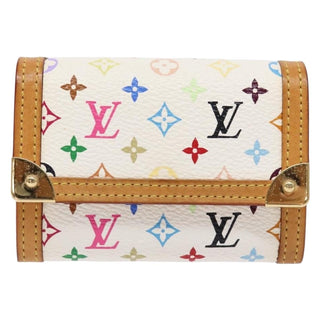 Louis Vuitton Porte-Monnaie Plat Coin Purse Monogram Multicolor