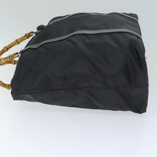 Gucci Vintage Bamboo Handle Tote Nylon