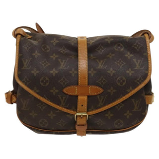 Louis Vuitton Saumur Handbag Monogram Canvas