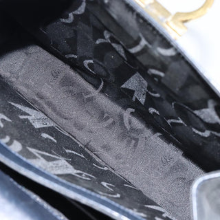 Salvatore Ferragamo Gancini Convertible Top Handle Bag Leather