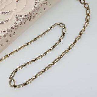 Chanel Camellia Diamante Convertible Clutch Crystal Embellished Satin