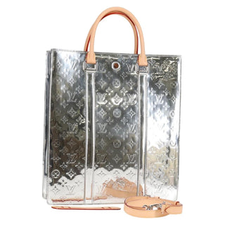 Louis Vuitton Sac Plat Bag Monogram Mirror Coated Canvas