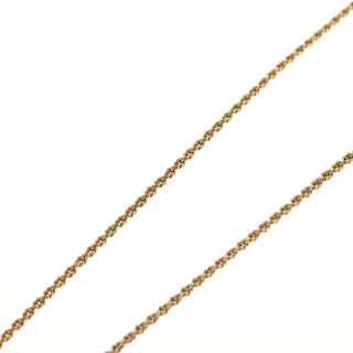 Christian Dior CD Pendant Necklace Gold-plated