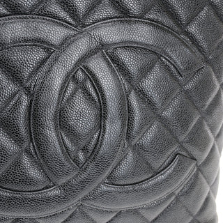 Chanel Medallion Tote Quilted Caviar