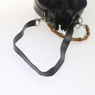 Gucci Vintage Bamboo Shoulder Bag Nylon