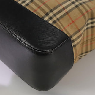 Burberry Nova Check Tote Leather