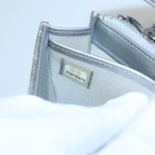 Chanel L-Flap Wallet Chevron Patent