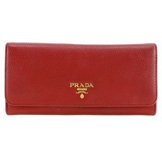 Prada Continental Wallet Vitello Daino