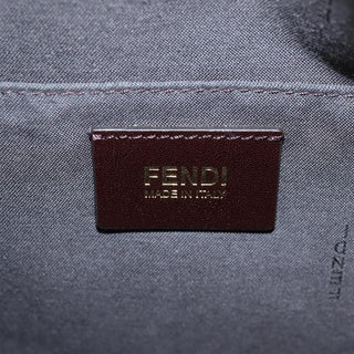 Fendi Front Pocket Messenger Bag Zucchino Coated Canvas
