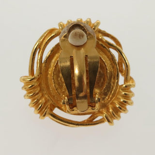 Chanel Vintage CC Earrings Metal