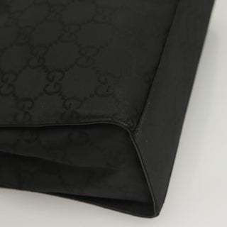 Gucci Vintage Bamboo Handle Tote GG Nylon