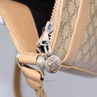 Celine Vintage Macadam Shoulder Bag Canvas