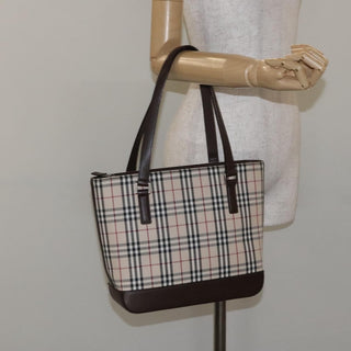 Burberry Nova Check Tote canvas check pattern