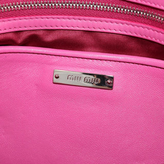 Miu Miu Crystal Clutch Matelasse Leather