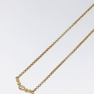 Christian Dior CD Pendant Necklace Gold-plated