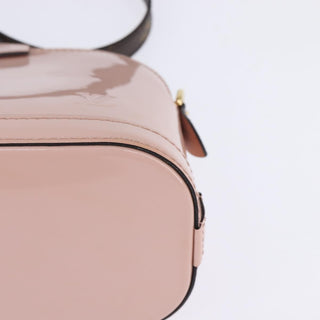 Louis Vuitton Alma Chain Handbag Vernis with Monogram Canvas