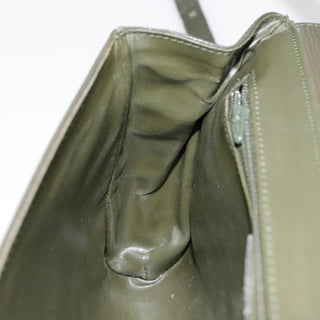 Celine Vintage Circle Logo Crossbody Bag Leather