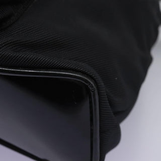 Gucci Vintage Bamboo Backpack Nylon and Patent Leather