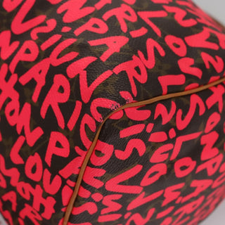 Louis Vuitton Speedy Handbag Limited Edition Monogram Graffiti