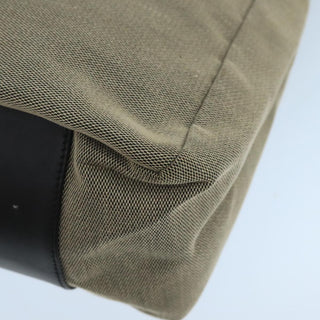 Gucci Vintage Bamboo Handle Tote Canvas