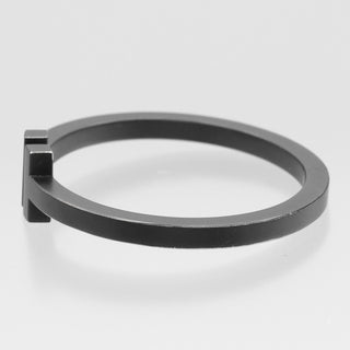 Tiffany & Co. T Square Bracelet Black Coated Steel