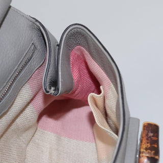 Gucci Bamboo Daily Top Handle Bag Leather