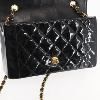 Chanel Vintage Diana Flap Bag Quilted Patent