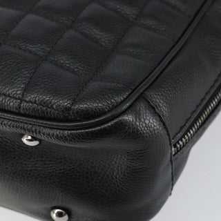 Chanel Vintage Button Tote Quilted Caviar
