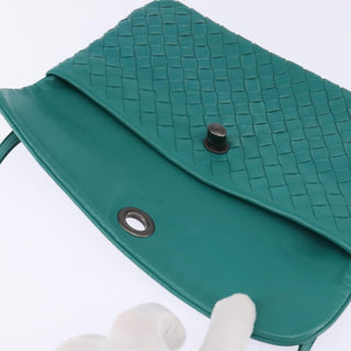 Bottega Veneta Turnlock Crossbody Bag Intrecciato Nappa