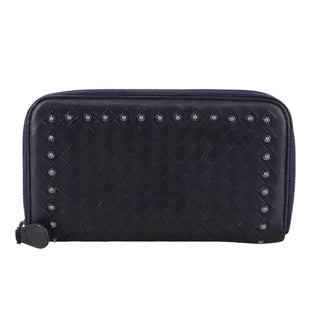 Bottega Veneta Intrecciato Long Zip  Wallet Leather