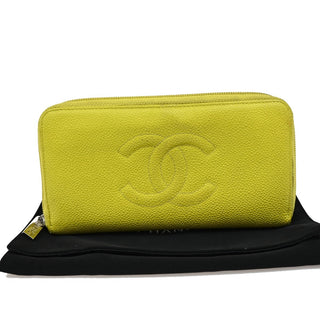 Chanel Timeless CC Zipped Wallet Caviar