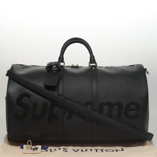 Louis Vuitton Keepall Bandouliere Bag Limited Edition Supreme Epi Leather