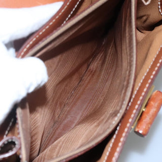 Celine Vintage Convertible Top Handle Bag Macadam Coated Canvas