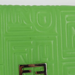 Fendi Wallet on Chain Logo Embossed Leather