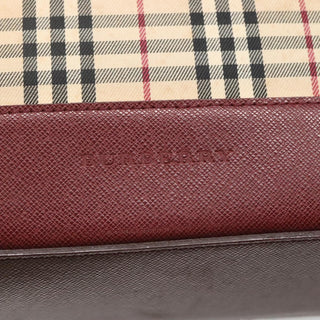 Burberry Nova Check Tote canvas check pattern
