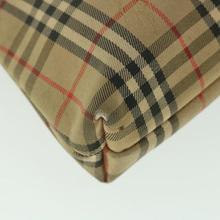 Burberry Nova Check Chain Satchel Leather