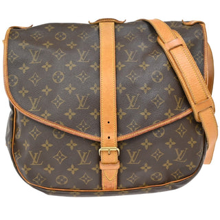 Louis Vuitton Saumur Handbag Monogram Canvas