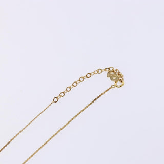 Christian Dior CD Round Pendant Necklace Metal