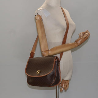 Celine Macadam Shoulder Bag PVC Leather