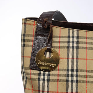 Burberry Nova Check Tote canvas check pattern