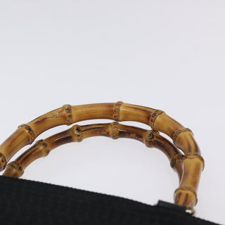 Gucci Vintage Bamboo Handle Tote Nylon