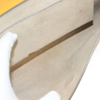 Chloe Faye Clutch Leather and Suede
