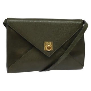 Celine Envelope Shoulder Bag Leather